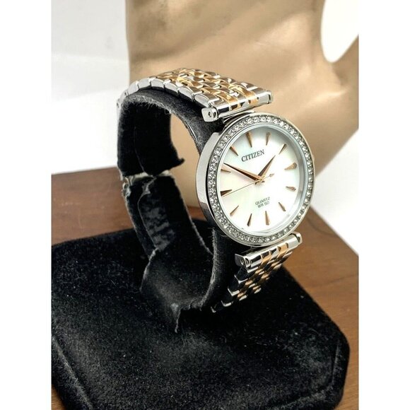 Citizen Womens Watch ER0216-67D Quartz White Mother of Pearl Dial Two Tone Steel - Picture 14 of 14